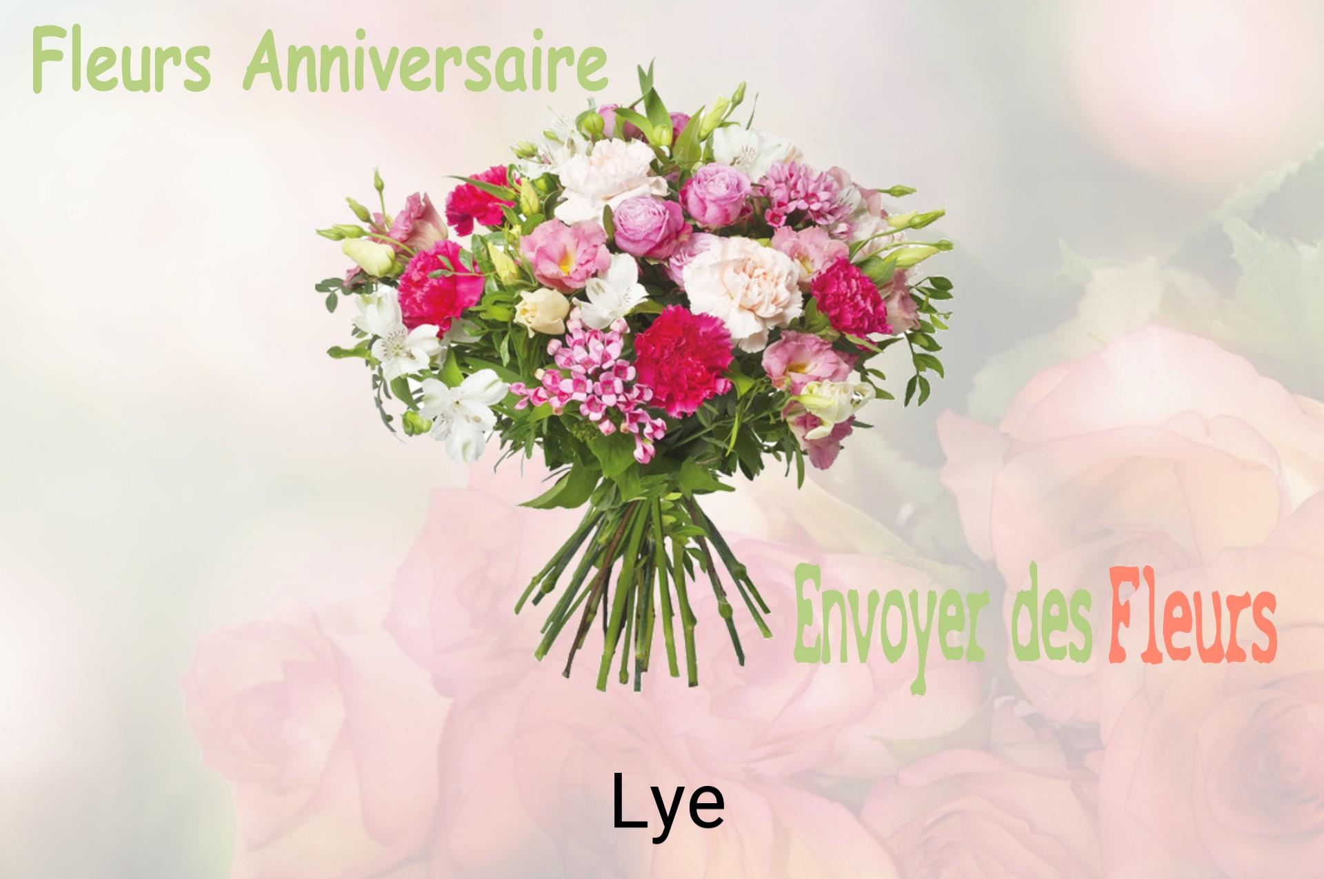 Bouquet de fleurs d’anniversaire livré à Lye
